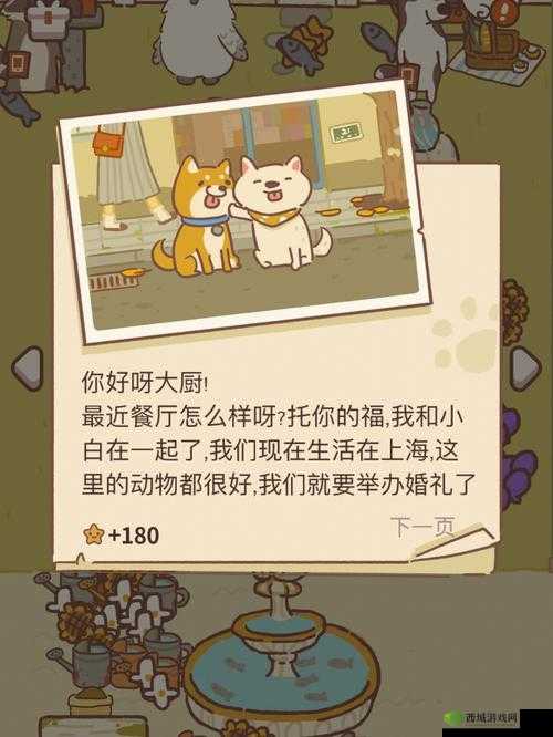 动物餐厅中如何获取用于柴犬结婚的特殊信件详细攻略